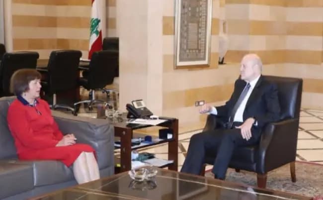ورونيكا بعد لقاء ميقاتي: مجلس الأمن يهتمّ بموضوع لبنان