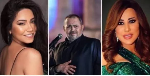 نجوى كرم تستقبل "2024" مع "عبد الوهاب" و "الوسوف" في دبي
