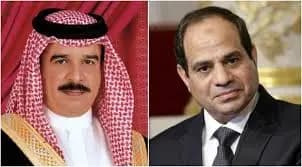 أوضاع غزة في اتصال بين السيسي وملك البحرين