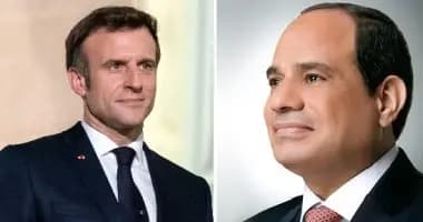الرئيس السيسى يناقش مع ماكرون الوضع في غزة