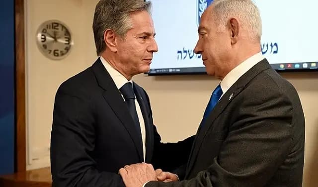 بلينكن لـ نتنياهو: نرفض إعادة توطين الفلسطينيين خارج غزة