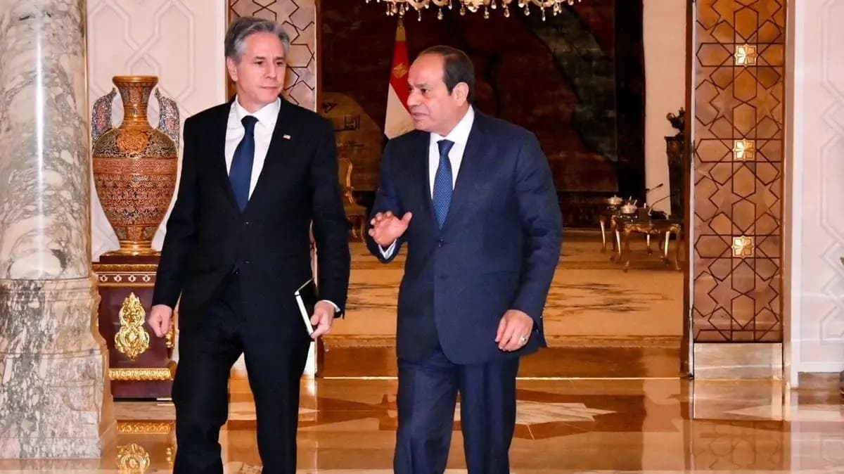 لقاء بين السيسي وبلينكن.. وهذا ما جرى تأكيده