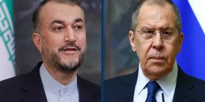 عبد اللهيان بحث مع لافروف آخر التّطوّرات في المنطقة والبحر الأحمر