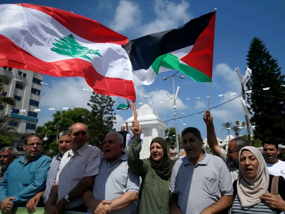 في بيروت.. وقفة تضامنية دعما لغزة وتنديدا بجرائم العدو