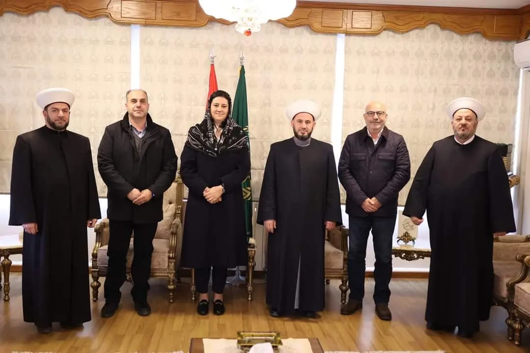 المفتي الغزاوي يستقبلُ وفدًا من التّيّار