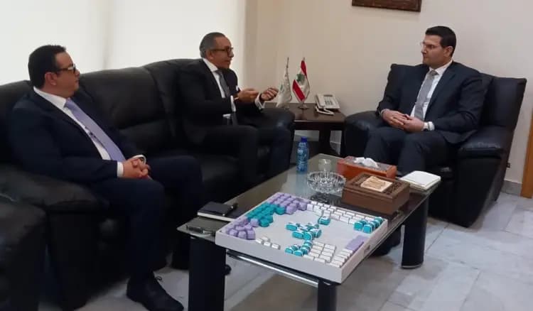 وزير الزراعة يلتقي السفير البرازيلي.. وهذا ما جرى بحثه