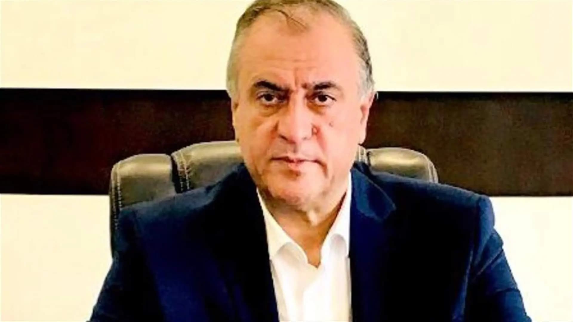سليمان يلتقي نقيب مالكي الشاحنات العاملة بالترانزيت