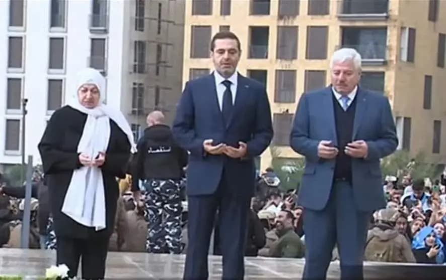 الحريري يزور ضريح والده.. وحشود غفيرة تستقبله