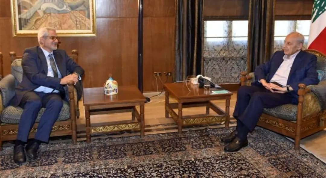 بري يبحث مع النائب سجيع عطية في الاوضاع العامة