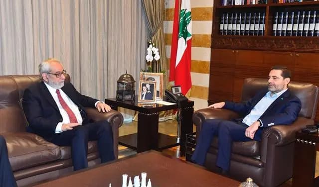 الحريري يستكمل لقاءاته في بيت الوسط