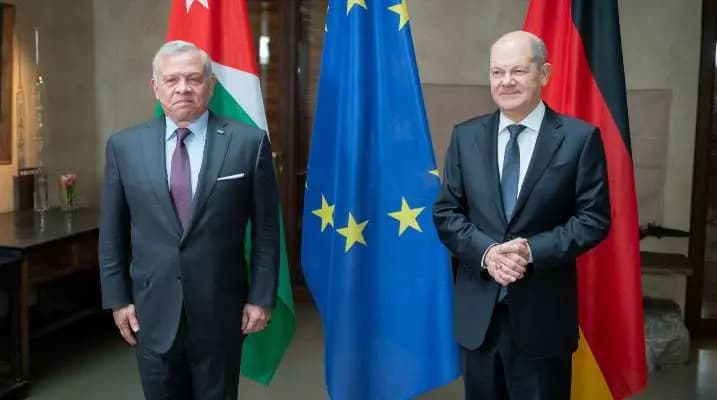"لتكثيف الجهود الدولية".. ملك الأردن: نرفض التهجير
