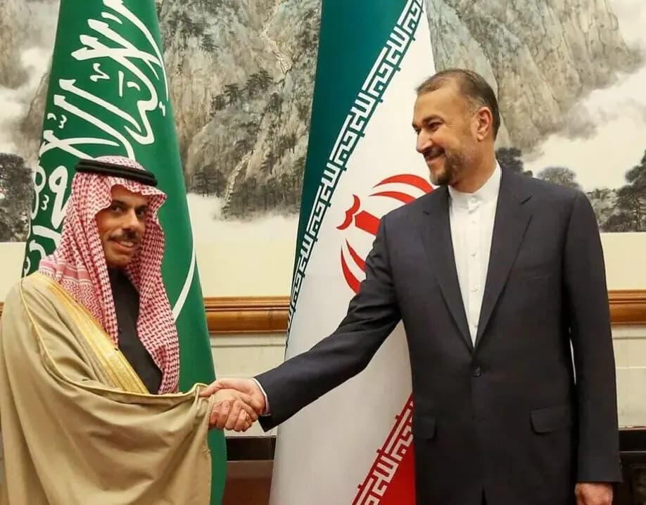بن فرحان يستقبل عبد اللهيان: لاتخاذ خطوات فعالة لدعم الفلسطينيين
