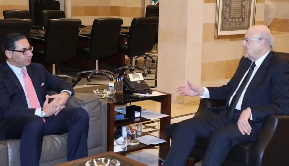 ميقاتي يستقبل السفير القبرصي