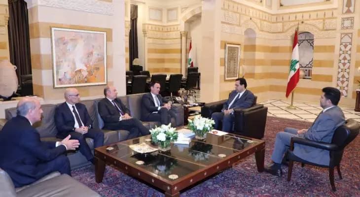 دياب استقبل طراف وقيادة الجيش ووفد توتال غجر: نأمل خيرا حتى إذا لم تكن نتائج الحفر إيجابية