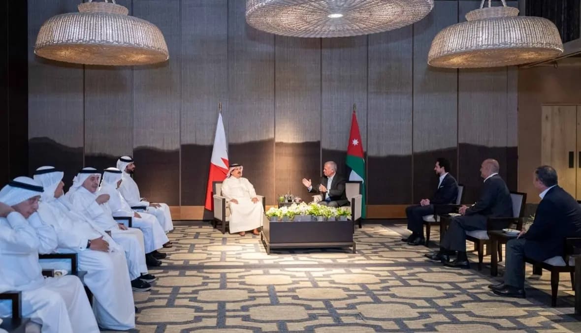 آل خليفة وعبدالله الثاني: لضرورة حماية المدنيّين وإيصال المساعدات الإنسانية لغزة