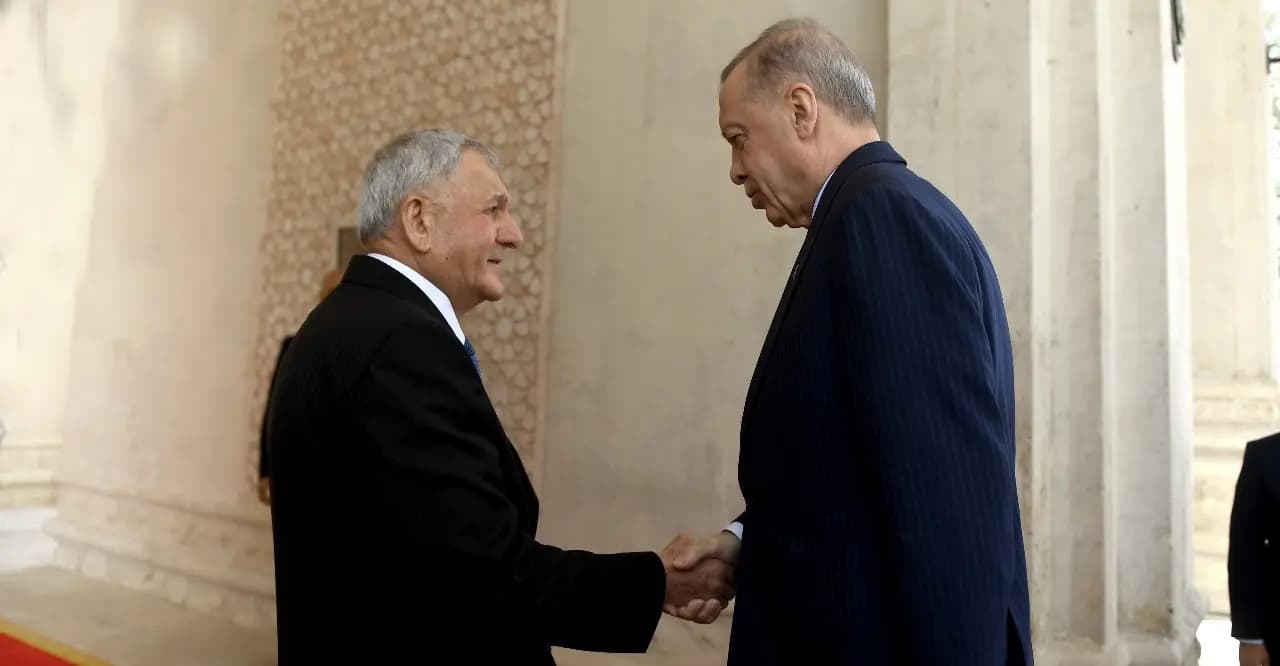 الرئيس العراقي يستقبل نظيره التركي.. إليكم التفاصيل