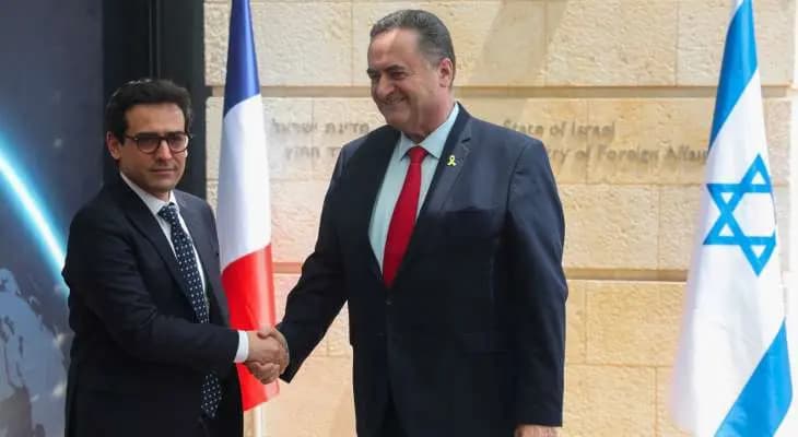 ملف الجبهة الجنوبية في لقاء فرنسي - صهيوني