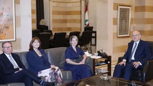 الأوضاع في المنطقة بين ميقاتي ووزيرة خارجية كندا