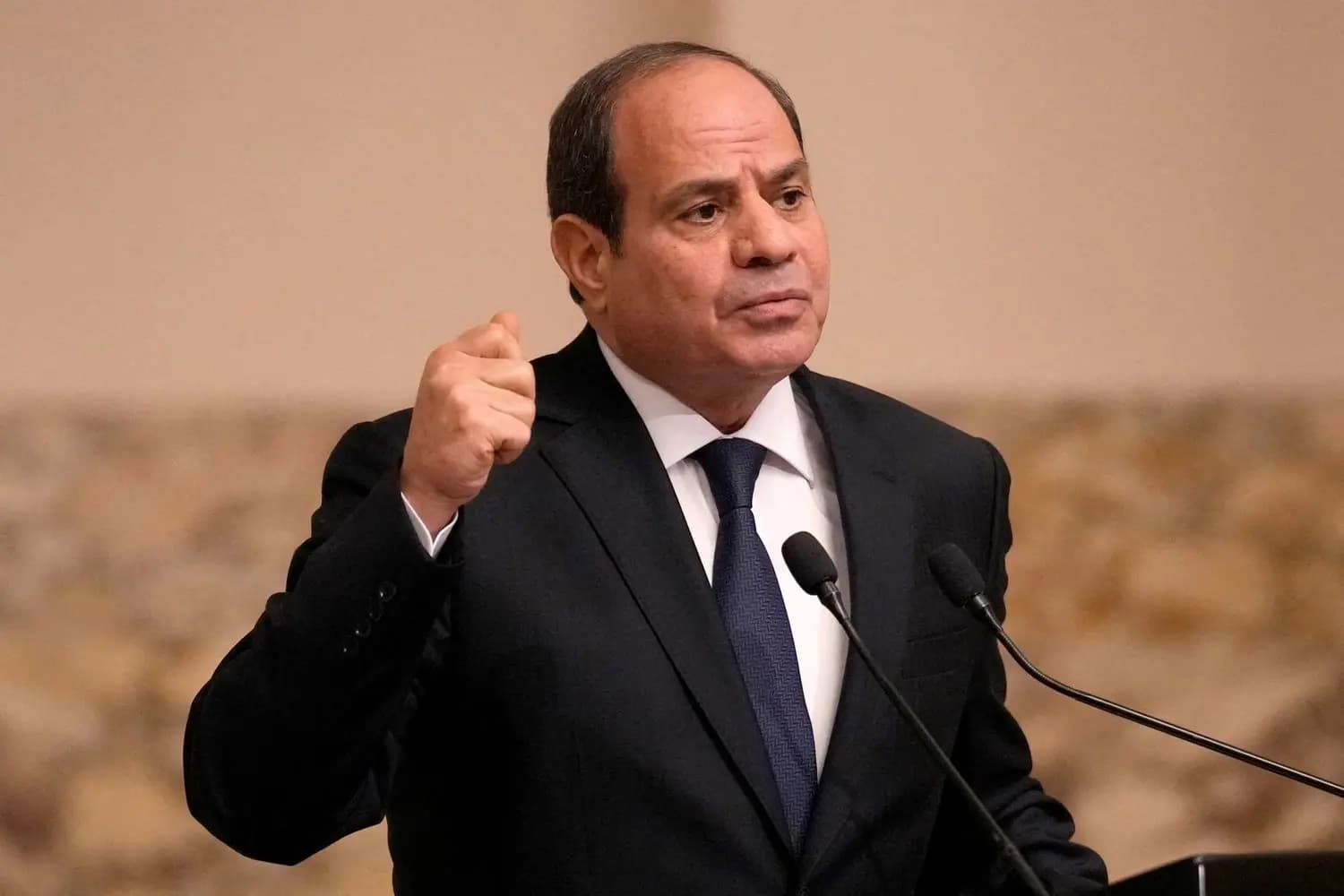 "لا إرادة دولية".. السيسي: نرفص تصفية القضية الفلسطينية