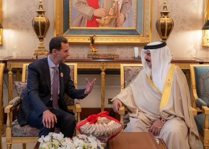 لقاء بين ملك البحرين والأسد.. وهذا ما جرى تأكيده
