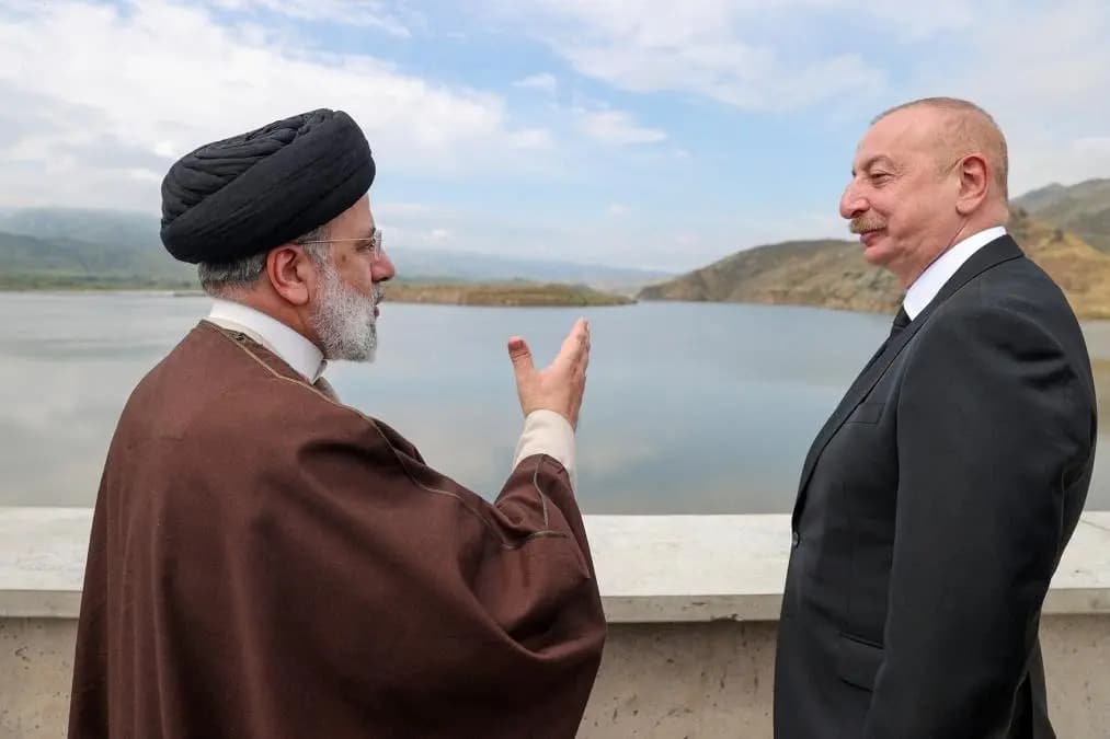"آخر من التقى رئيسي".. الرئيس الأذربيجاني يعبر عن قلقه