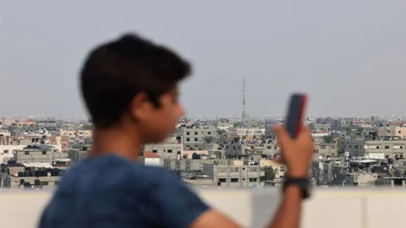 إنقطاع خدمات الإنترنت في غزة