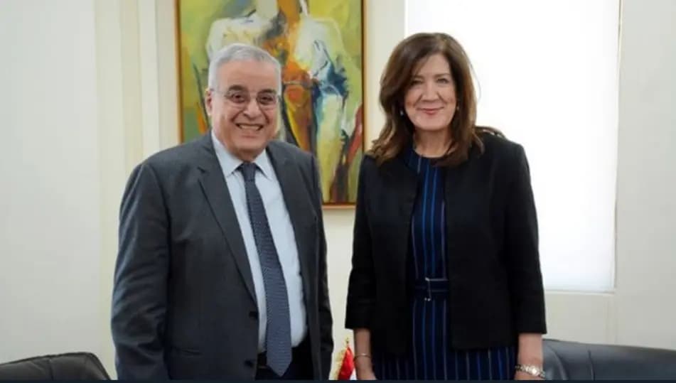 بوحبيب يبحث مع السفيرة الأميركية ملف ترسيم الحدود البحرية الجنوبية