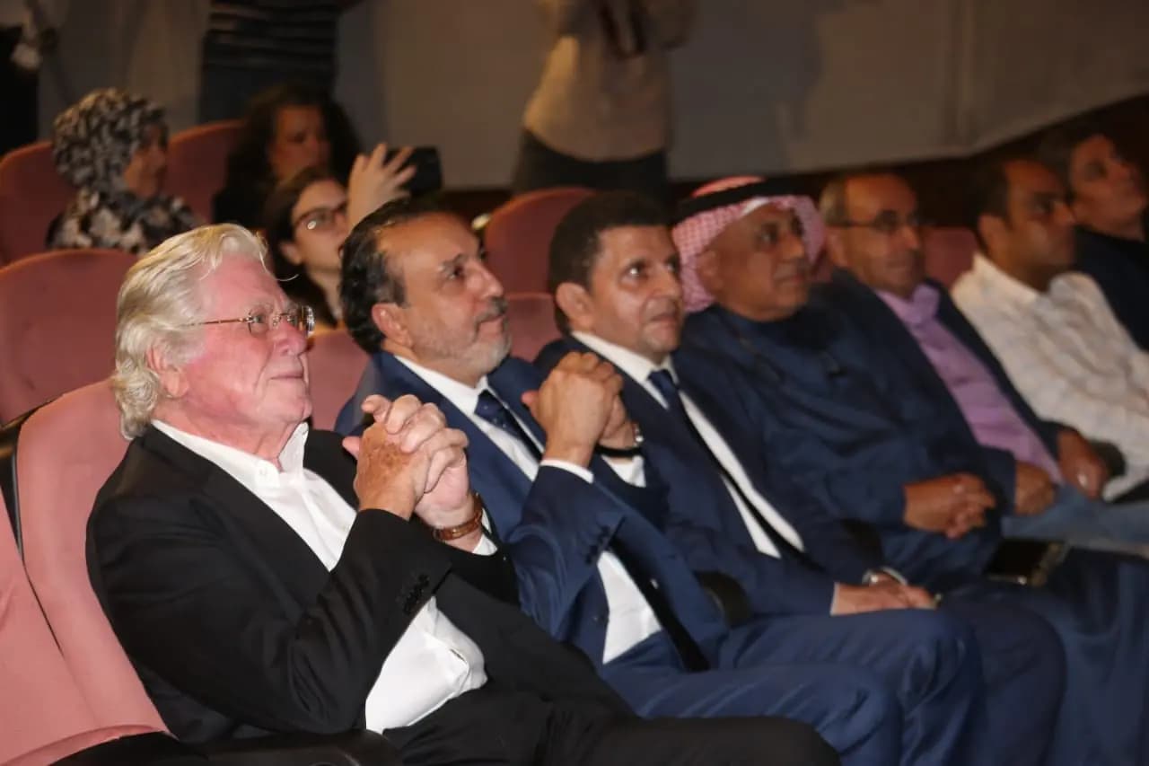 افتتاح اليوبيل الذهبي لمهرجان جمعية الفيلم تحت شعار : تحيا المقاومة لتحيا فلسطين