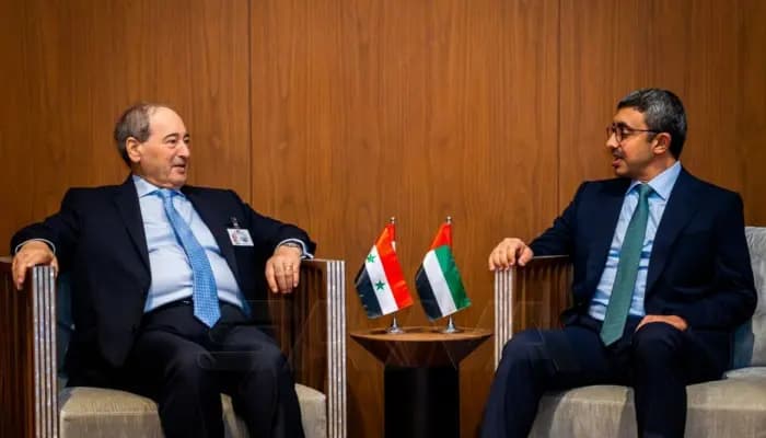 اتصال بين وزيري خارجية سوريا والإمارات