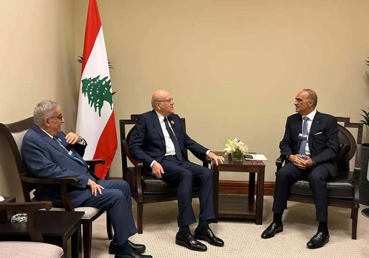 ميقاتي يلتقي نظيره الأردني