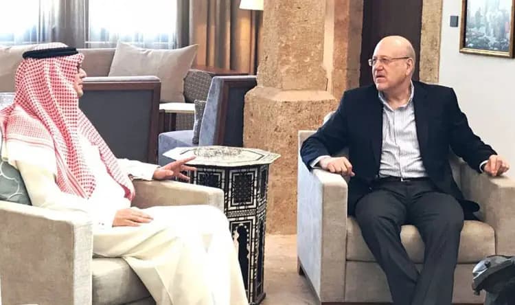 بخاري يعلن عن مساعدة للبنان.. وميقاتي: السعودية كانت وستبقى الشقيق الأكبر لنا