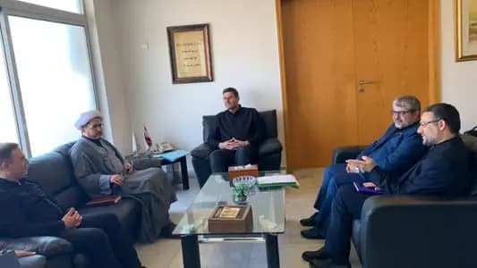 الحاج حسن يستقبل وفدًا إيرانيًّا.. وهذا ما جرى بحثه