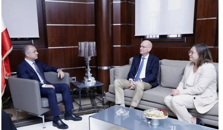 "الأوضاع في جنوب لبنان وملف النازحين" بين بوصعب وسفير ألمانيا