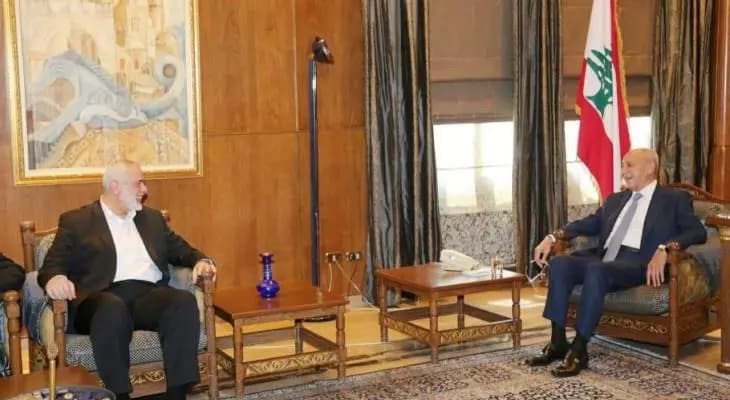 هنية: لبنان القوي والموحد هو رصيد استراتيجي للقضية الفلسطينية ومخيماتنا عنوان استقرار وأمن