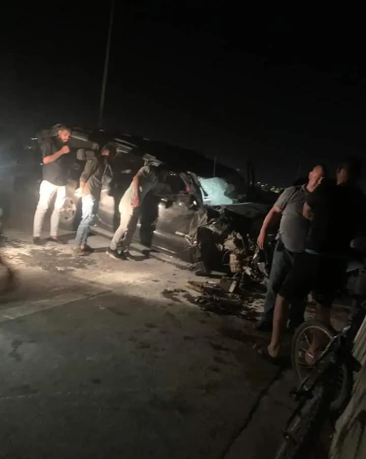 حادث سير مروّع على طريق عنجر ..