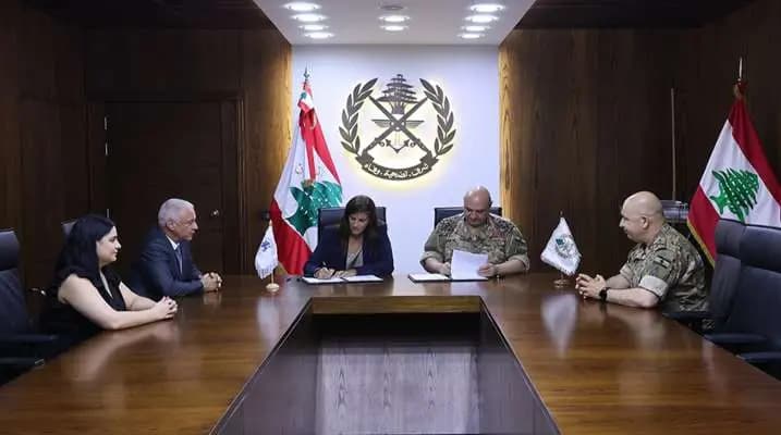 مذكرة تفاهم بين الجيش و"Fondation Mérieux".. ما علاقة بعلبك؟