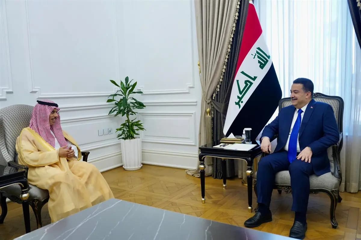 السوداني يستقبل بن فرحان.. وهذا ما دار بينهما