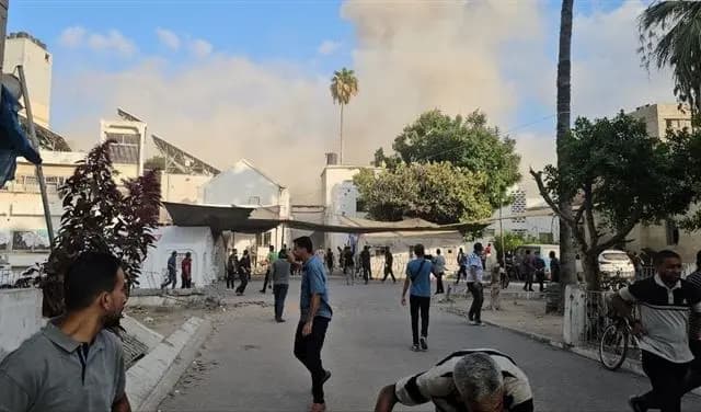 مرة جديدة.. مستشفى المعمداني تحت القصف