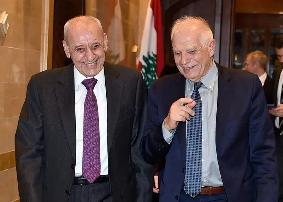 بري خلال لقائه بوريل: لا نريد الحرب ولكن..