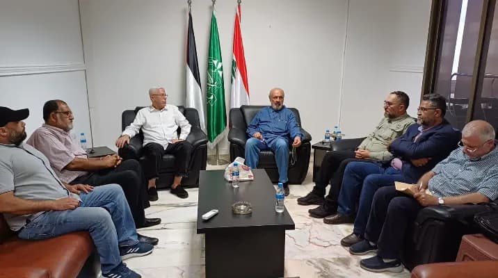 "التطورات السياسية والأمنية".. في لقاء بين حماس وحزب الله