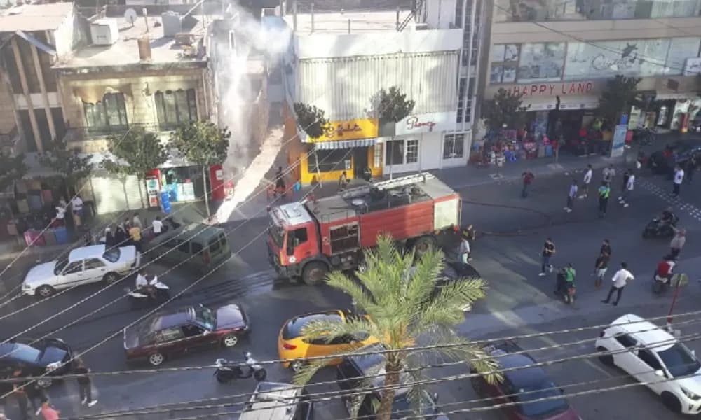 إخماد حريق بمقهى في النبطية