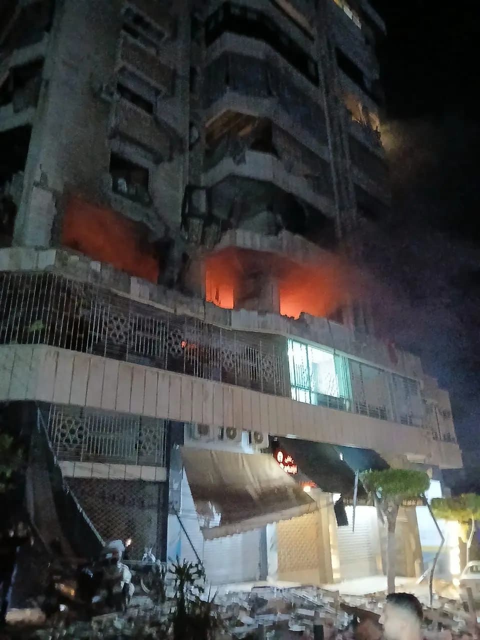 العدو يستهدف قلب العاصمة بيروت