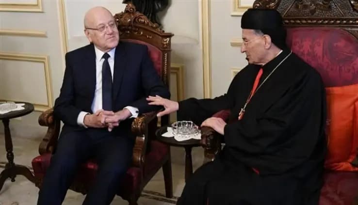 توضيح من مكتب ميقاتي حول زيارة بكركي