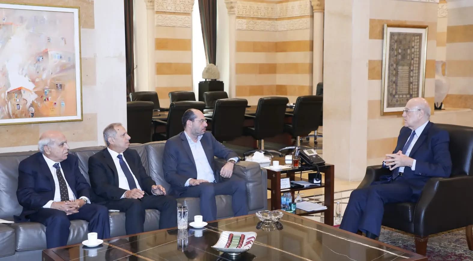 ميقاتي يستقبل النواب مراد وطرابلسي ويحيى