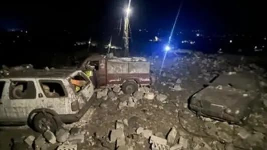شهداء من الدفاع المدني في الغارة على دردغيا