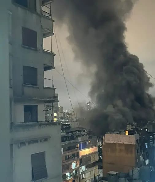 العدو يستهدف مدينة بيروت