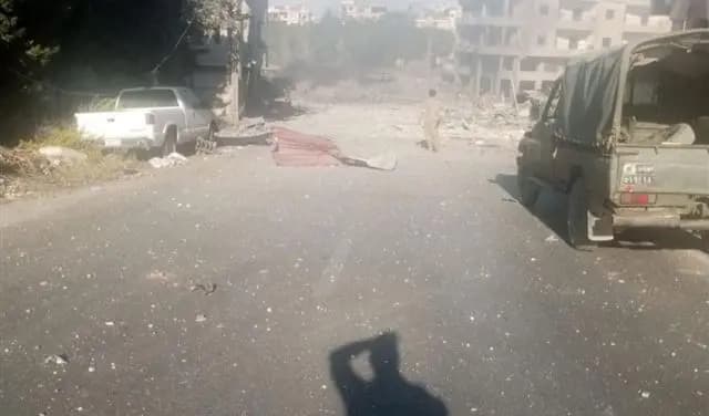 شهداء وجرحى للجيش في الغارة على كفرا