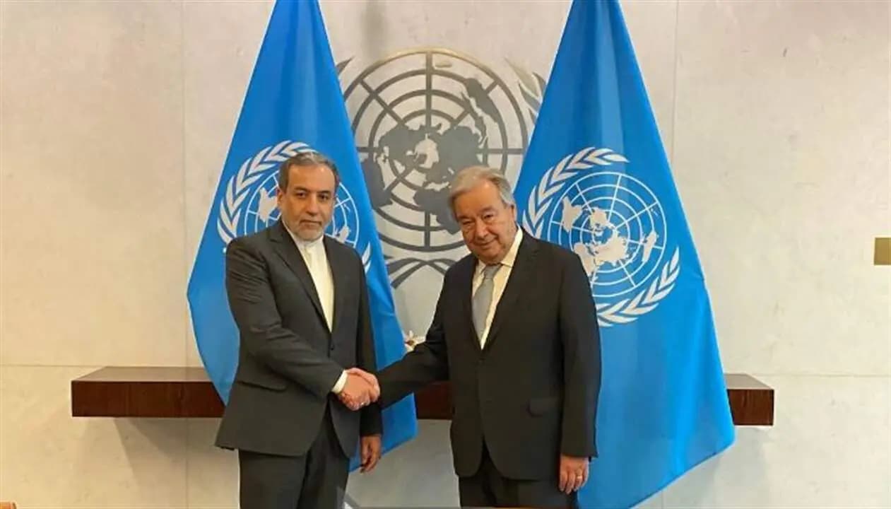 عراقجي لغوتيريش: مستعدون للرد على أي مغامرة "إسرائيلية"