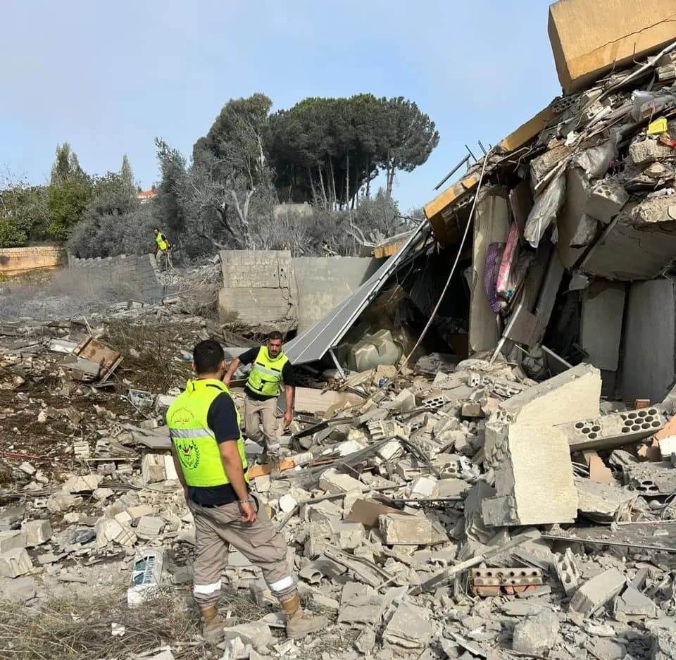 إليكم الحصيلة الأولية للعـ.ـدوان على مبنى بلدية النبطية