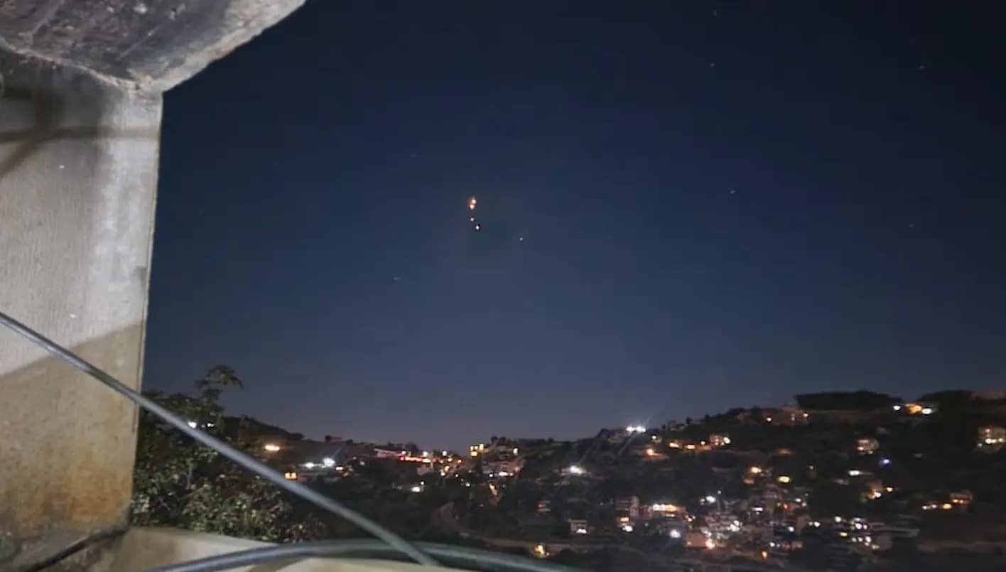 هذا ما حصل فوق المناطق الجبلية العكارية